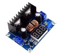 Comgooldool Para XL4016E1 DC-DC Módulo convertidor reductor 8A Placa de fuente de alimentación con pantalla digital para regulación de voltaje en proyectos electrónicos y aplicaciones de circuito de