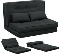 COMHOMA: Sillón reclinable, sofá de suelo plegable, sillón de suelo con función de descanso, sofá tipo "lazy", pulido, con respaldo ajustable en 5 posiciones, color