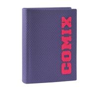COMIX Special - Agenda diaria de 16 meses 2024-2025 para niños y niñas, con tapa dura, 576 páginas a color y simpáticas pegatinas, ideal para escuelas medias o superiores, 11 x 15,3 cm, morado