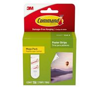 Command 17024 - Tiras adhesivas para colgar pósteres, 17024-136ES