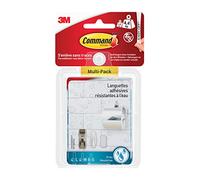 Command waterproof W17200 Mounting Strips Set of 8 Small Strips 4 M and 4 Strips L
