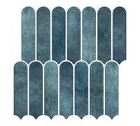 Commomy 10 Piezas Azulejos Adhesivos Cocina Baño Azulejos de Pared 3D, 30 x 30 cm, Matte, PVC Paneles de Pared Autoadhesivos Baldosas para Cocina, Baño, Decoración de Interiores