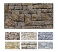 Commomy 12 Piezas Paneles de Pared de Ladrillo 3D, 58 x 30 cm, PVC Paneles Decorativos para Pared, Impermeable, Autoadhesivo, Revestimiento de Paredes para Sala, Dormitorio, Cocina