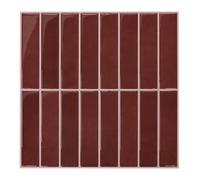 Commomy Azulejos Adhesivos Cocina y Baño 3D, Vinilo Autoadhesivo Peel and Stick Impermeable, Baldosas Adhesivas Pared Paneles Decorativos para Cocina y Baño, 10 Piezas 30,5 x 30,5 cm