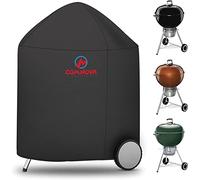 Comnova 7153 - Funda para barbacoa Weber de 26 pulgadas, funda para barbacoa original de 26 pulgadas, cubierta resistente e impermeable 600D para parrilla de carbón Weber, Cuisinart y Char-Griller de carbón