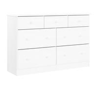 Cómoda cajonera ALTA madera maciza pino blanco 112x35x73 cm