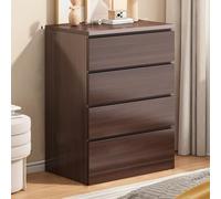 Cómoda de 6 Cajones para Dormitorio Cajonera Moderna de Madera Mueble de Almacenamiento Aparador Mesa Auxiliar Mesita de Noche de 3/4/5/6 Cajones para Oficina Salón, Pasillo o Entrada B,60*41*89acm