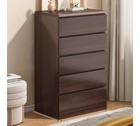 Cómoda de 6 Cajones para Dormitorio Cajonera Moderna de Madera Mueble de Almacenamiento Aparador Mesa Auxiliar Mesita de Noche de 3/4/5/6 Cajones para Oficina Salón, Pasillo o Entrada B,60*41*109acm