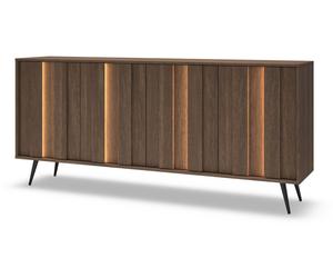 Cómoda, madera de roble "Dunin", 183, 3 x 82, 6 x 40 cm