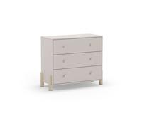 Cómoda misty dawn beige - oak soft 90 x 80 x 40 cm