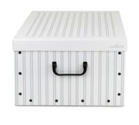 Compactor Anton - Caja de almacenaje plegable, gris y blanca RAN7913