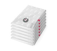 Compactor ASPISPACE - Juego de 6 Bolsas de Compresión al Vacío, Tamaño XL (80x130 cm), Transparentes