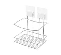 Compactor BESTLOCK MAGIC BATH Cesta Adhesiva de Pared, Tamaño L, Cromo, 20x13,5x25,5 cm