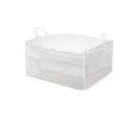 Compactor - Caja de almacenamiento textil 50x70x30 cm, blanca RAN2979