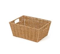 Compactor - Cesta de almacenamiento de madera natural, tamaño M, 31 x 24 x 14 cm, colección Etna