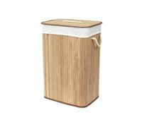 Compactor Free - Cesta de ropa sucia 45x30x60 cm, bambú RAN5217