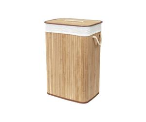 Compactor Free - Cesta de ropa sucia 45x30x60 cm, bambú RAN5217
