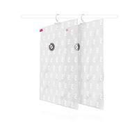 Compactor Juego de 2 Bolsas de Almacenamiento al vacío, tamaño Corto, 105 x 70 cm, Espace Plus Series, Transparente, RAN8223