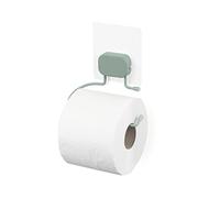 Compactor - Portarrollos de Papel higiénico Adhesivo sin Taladro, reposicionable, Metal con Pintura en Polvo, 13 x 6,5 x 13,5 cm, Color Verde GRENA