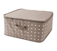 Compactor Rivoli - Caja de almacenamiento textil de 46x46x21 cm, marrón RAN4540B