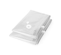 Compactor Set de 2 Bolsas de Almacenamiento al vacío, ahorran Espacio, extraplano, Gama Aspispace, Transparente, Tamaño M 55 x 90 cm y Tamaño L 80 x 100 cm, RAN4432