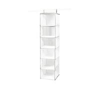 Compactor World of Storage - Organizador de Suéteres de 6 Niveles, Blanco, 30x30x128 cm