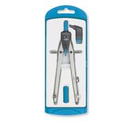 Compas Faibo Escolar Minas Y Adaptador Universal Serie Diseño Azul (Set de 5)
