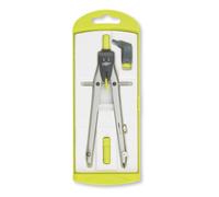 Compas Faibo Escolar Minas Y Adaptador Universal Serie Diseño Pistacho (Set de 5)