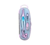 Liderpapel Compás Lock Device con Adaptador Universal y Tubo de Minas, Rosa Claro