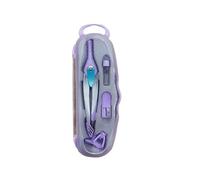 Liderpapel Compás Lock Device con Adaptador Universal y Tubo de Minas, Color Violeta