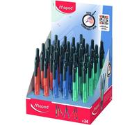 Compas Maped Compass-Pen Surtido Expositor De 24 (Portaminas Que Se Convierte En Compas)