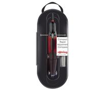 rOtring Compás Compact micrométrico ajuste rápido longitud 17 cm circunferencia 36 cm