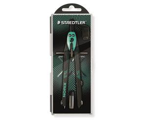 Compas staedtler norix 555 01 con tubo minas azul