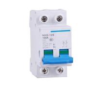 Compatible con CHINT, interruptor de aislamiento pequeño | NH2 - 125 Corriente nominal del seccionador 2P 32A 63A 80A 100A 125A(100A)