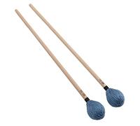 Compatible con instrumentos de percusión 1 par Malimba Mallet hilo duro con mango de arce para la percusión que juega a MQ - 06 Excelente calidad de lana (naranja) (PURPLE) (BLACK) (BLUE)