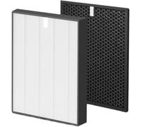 Compatible Con Philips AC2882 AC2887 AC2889 AC3829 FY2420 FY2422. | Filtro De Repuesto For Purificador De Aire: 1 Filtro Y 1 Filtro De Carbón, Serie 2000/3000