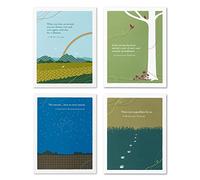 Compendium Positively Green - Paquete de 4 tarjetas de condolencias para mascotas, surtido (cuatro diseños diferentes, una tarjeta cada uno, con sobres)