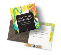Compendium ThoughtFulls Pop-Open Cards Confía en tus ideas locas, 30 tarjetas desplegables, cada una con un mensaje inspirador diferente en el interior