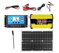 Complete Solar System - 18W 12V Solar Panel Kit With 300W Inverter