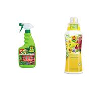 COMPO Fazilo Insecticida Efecto Máximo, Acción insecticida y acaricida, Plantas ornamentales & Fertilizante de calidad para plantas ornamentales de interior o terraza, Fertilizante líquido
