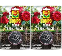 COMPO Turbo Raíces, Estimulador de raíces, Para todo tipo de plantas, 50 g (Paquete de 2)