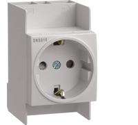 Componente Hager Para Toma De Pared Din-Rail Modular (Enchufe Europeo) - SNS016