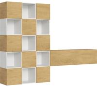 Composición de la pared para el salón A101: Ancho 274 cm, Alto 200 cm, Profundidad 39,2 cm