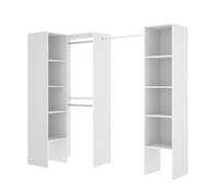Composición de Vestidor Reversible con Barras de Colgar - Dekit