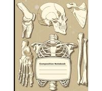 Composition Notebook - Med School Design | College ruled, 100 pages, Skull and Bone design | Perfect for any Premed Student or Professional!