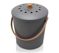 Compostador YourCasa de 6 litros para la cocina, con tapa