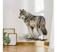 Comprar Vinilo Decorativo Lobo Vinilos de Pared Decorativos,Pegatinas Pared Decorativas,Pegatinas Pared Infantiles,Adhesivos Pared Dormitorios Salón Comedor Ventanas