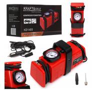 Compresor 12V 230V Bomba de Aire Coche Reifenpumpe Mini Portable 7bar 20L / Min