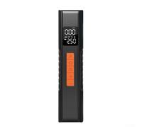 Compresor Aire para portátil con Pantalla Digital - Inflador para ruedas Coche Inalámbrico 80W Parada Auto para Moto Bici(All Black)