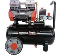 CEVIK PRO - CA-PRO27XS - Compresor Aire Silencioso - 72 dB - 24 litros - 2HP - Máx 8 Bar - 230 l/min - Sin Aceite - Dos Salidas de Aire - Compacto y Portátil - Compresor de Pintura y Neumática